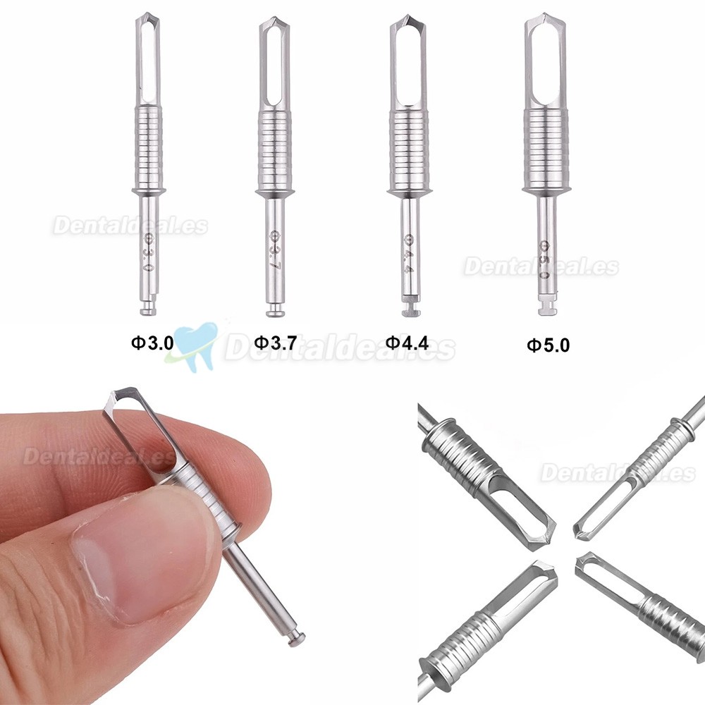 Kit Colector de Hueso Dental con Fresas Trepanadoras para Implantes